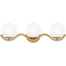  SRI8623AB - Spherical 3-Light Aged Brass Bath Light