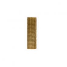  90/1182 - 1/8 IP Solid Brass Nipple; Unfinished; 1/2" Length; 3/8" Wide