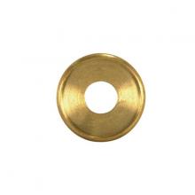  90/1595 - Turned Brass Check Ring; 1/8 IP Slip; Unfinished; 3/4" Diameter