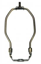  90/2265 - Heavy Duty Harp; Antique Brass Finish; 7" Height; 1/8 IP Saddle; 1/4-27 Thread; 125 Carton