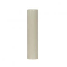  90/2443 - Plastic Candle Cover; Cream Plastic; 13/16" Inside Diameter; 7/8" Outside Diameter; 4"