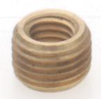  90/644 - Brass Reducing Bushing; Unfinished; 1/8 M x 8/32 F