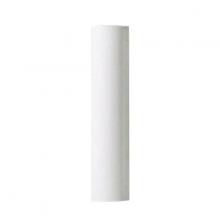  90/903 - Plastic Candle Cover; White Plastic; 13/16" Inside Diameter; 7/8" Outside Diameter;