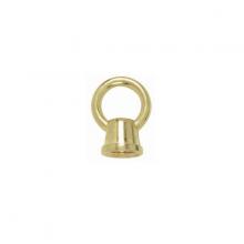  90/958 - 3/4" Loops; 1/8 IP Female With Wireway; 10lbs Max; Brass Plated Finish