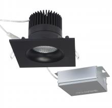  S11628 - 12 watt LED Direct Wire Downlight; Gimbaled; 3.5 inch; 3000K; 120 volt; Dimmable; Square; Remote