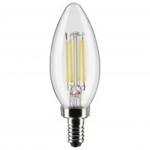  S21274 - 5.5 Watt B11 LED; Clear; Candelabra base; 90 CRI; 3000K; 120 Volt