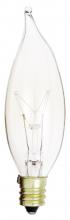  S3773 - 15 Watt CA8 Incandescent; Clear; 1500 Average rated hours; 100 Lumens; Candelabra base; 120 Volt;