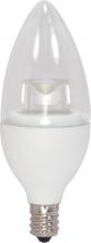  S8950 - 2.8 Watt; B11 LED; 3000K; Candelabra base; 120 Volt