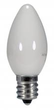  S9157 - 0.5 Watt LED; C7; White; 2700K; Candelabra base; 120 Volt; Carded