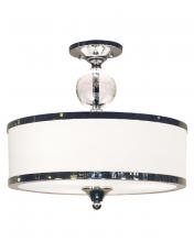  307SF-CH - 3 Light Semi Flush Mount