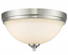  435F3-BN - 3 Light Flush Mount