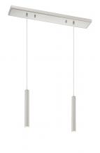  917MP12-BN-LED-2LBN - 2 Light Linear Chandelier