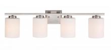  3884-09 - Chloe 4Lt Bath Bar Satin Nickel