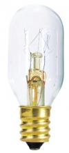  372000 - 15W T7 Incandescent Clear E12 (Candelabra) Base, 120 Volt, Card