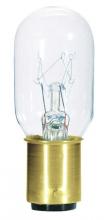  372200 - 15W T7 Incandescent Clear D.C. Bayonet Base, 120 Volt, Card