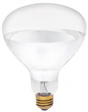  0390700 - 125W R40 Incandescent Soft Glass Infrared Heat Flood Clear E26 (Medium) Base, 120 Volt, Box