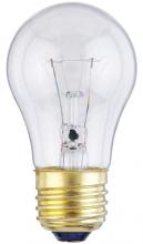  400100 - 40W A15 Incandescent Appliance Clear E26 (Medium) Base, 120 Volt, Card