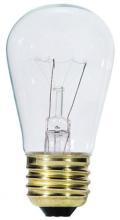  434000 - 11W S14 Incandescent Clear E26 (Medium) Base, 130 Volt, Box