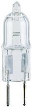  621600 - 10W T3 JC Halogen Low Voltage Xenon Clear G4 Base, 12 Volt, Card, 2-Pack