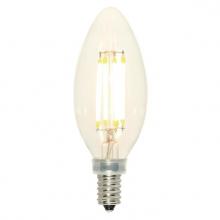  3517100 - 4W B11 Filament LED Dimmable Clear 2700K E12 (Candelabra) Base, 120 Volt, Box