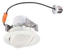  5083000 - 10W Sloped Recessed LED Downlight 4" Dimmable 3000K E26 (Medium) Base, 120 Volt, Box