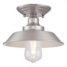  6370000 - 9 in. 1 Light Semi-Flush Brushed Nickel Finish