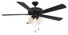  WR2024MB - Pecos 52 Inch Pull Chain Ceiling Fan