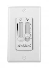  WSC4402W - Dual Fan Light Wall Control WHITE