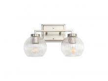  3094-BA2 PW-RIB - Elliott - 2 Light Bath Vanity