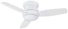  F593L-WH - 44" LED FLUSH MOUNT CEILING FAN