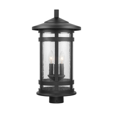  935533BK - 3 Light Outdoor Post Lantern