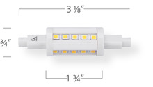  EA-R7S-5.0W-2790-D - DOUBLE ENDED R7S 120V