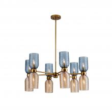  519871AGG - Azul 12 Lt Chandelier