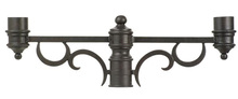  9307WT - Outdoor Double Post Mount Bracket