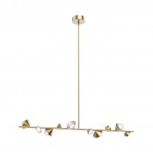  LP50851-BG - Geode 51-in Brushed Gold LED Linear Pendant