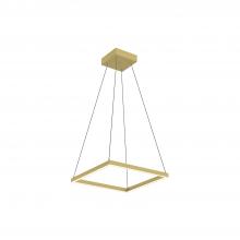  PD88118-BG - Piazza 18-in Brushed Gold LED Pendant