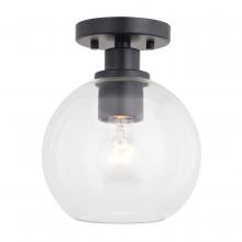  C0304 - Marshall 8-in Semi-Flush Mount Matte Black