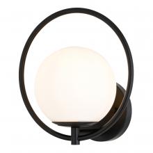  W0476 - Bucktown 9.75-in. H 1 Light Wall Light Matte Black