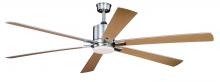  F0051 - Wheelock 72-in LED Ceiling Fan Brushed Nickel