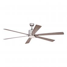  F0079 - Wheelock 72 in. W LED Ceiling Fan Satin Nickel