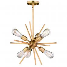  P0238 - Estelle 19-in Pendant Natural Brass