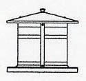  BC-11GW-BK - 11" berkeley column mount