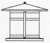  BC-17GW-BK - 17" berkeley column mount