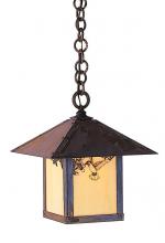  EH-12AGW-AB - 12" evergreen pendant with classic arch overlay