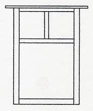  MW-15EGW-BK - 15" mission flush wall mount without overlay (empty)