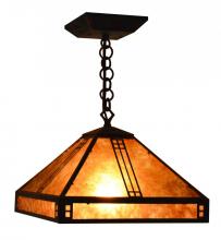  PH-12GW-BK - 12" prairie pendant