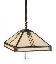  PSH-18GW-BK - 18" prairie stem hung pendant