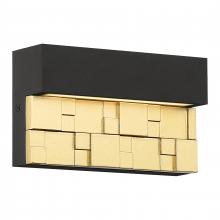  20049LEDDMG-BRZ/GLD - Outdoor LED Wall Mount