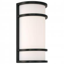  20105LEDMG-BL/ACR - Dual Voltage Outdoor LED Wall Mount