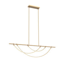  LP317460VB - Aryas 60-in Vintage Brass LED Linear Pendant